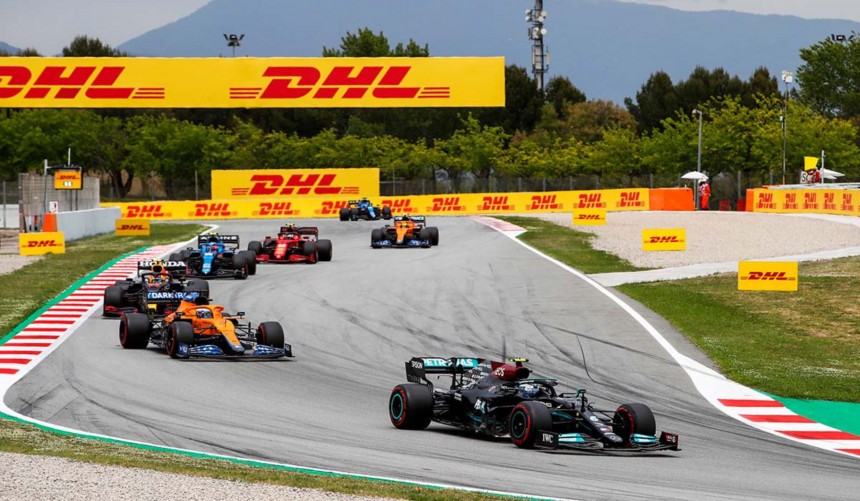 Formula 1 Cars on Track
