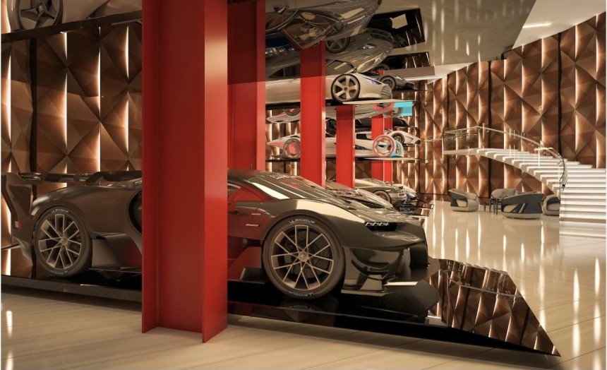 Eagle's Point mansion will feature a 15\+\-car display room, every conceivable luxury