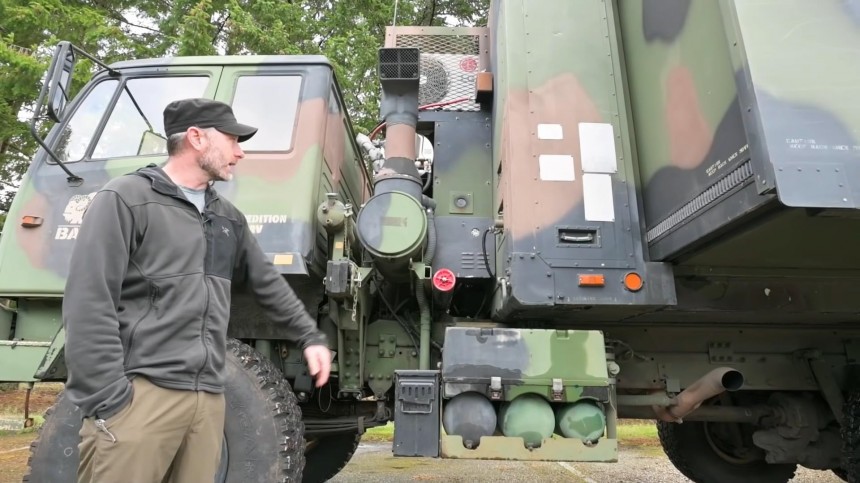 6x6 Military Vehicle Camper Has Two Massive Slide\-Outs and an Industrial Interior Design