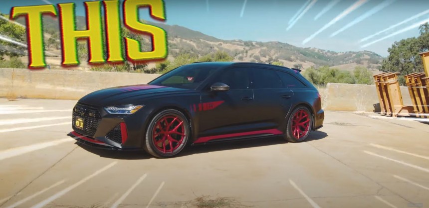 900\-HP Ford F1 Drag Races Audi RS 6, Someone's About To Get Smoked