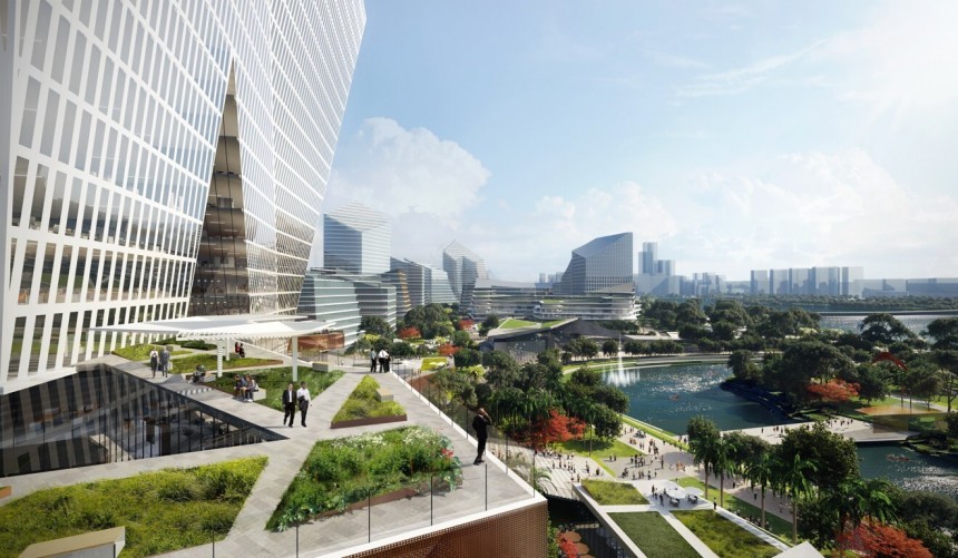 Tencent development Net City in Shenzhen, China