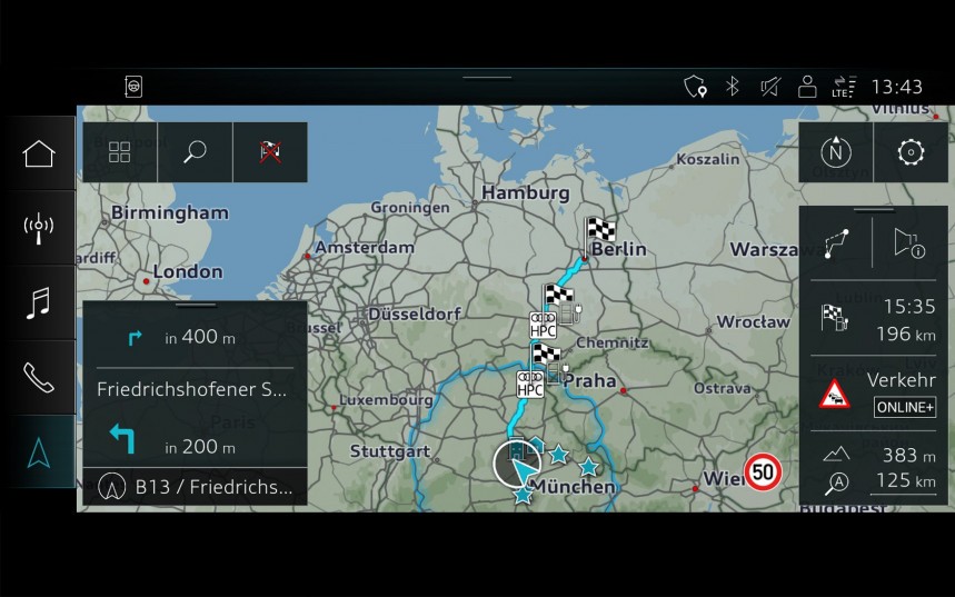 Audi e\-tron Route Planner