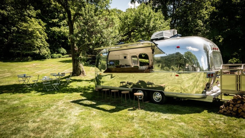 1971 Airstream Safari turned into chef Yann Nury's mobile kitchen