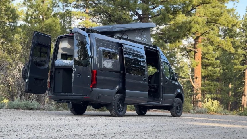 ActiVan's AWD Camper Van Is Perfect for Off\-Grid Family Adventures, Boasts a Rooftop Tent