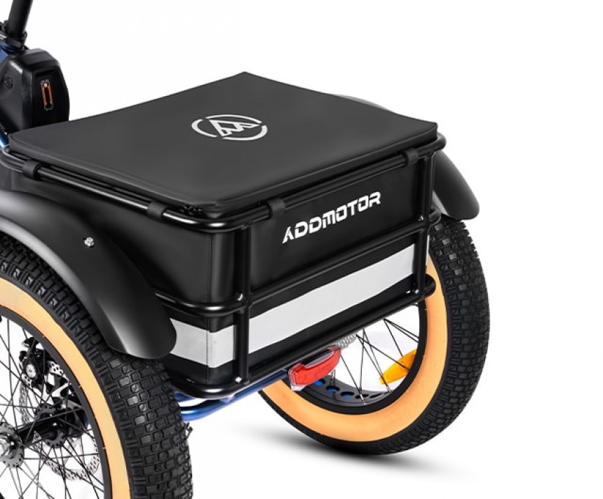 Addmotor's Grandtan X full\-suspension fat\-tire e\-trike