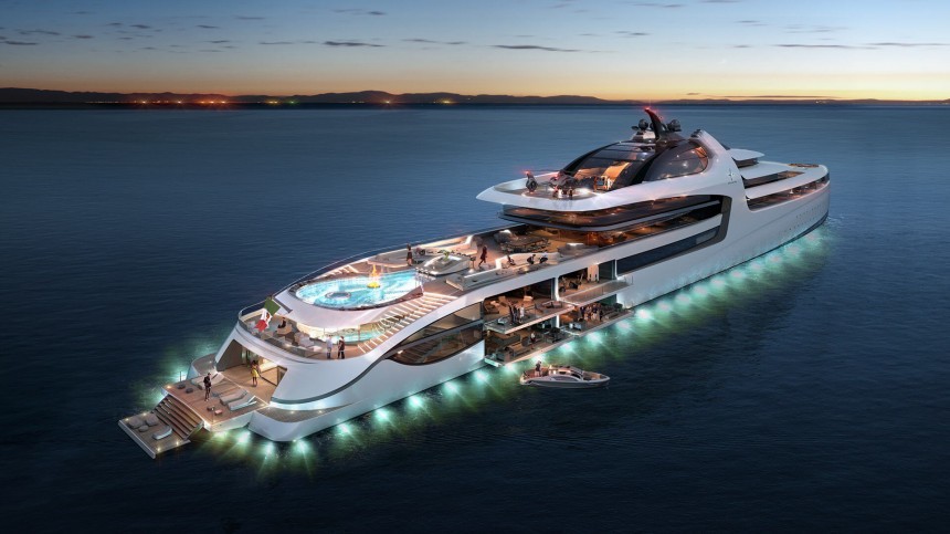 Admiral X Force 145 megayacht concept comes with a reported price tag of \$1 billion