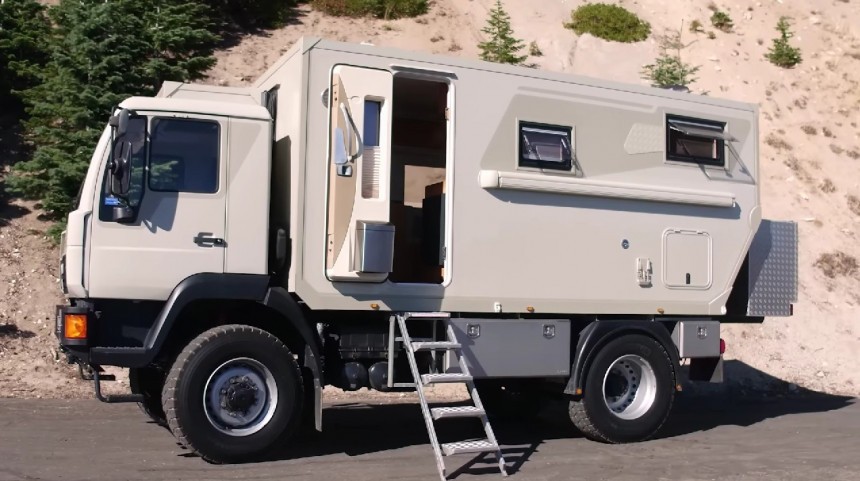 Retired couple travels the world in their amazing self\-built overlander tiny home