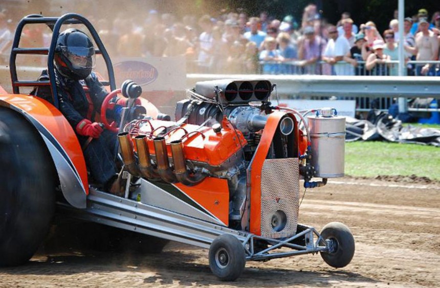 Ford GAA V8 in a Tractor Pulling Rig