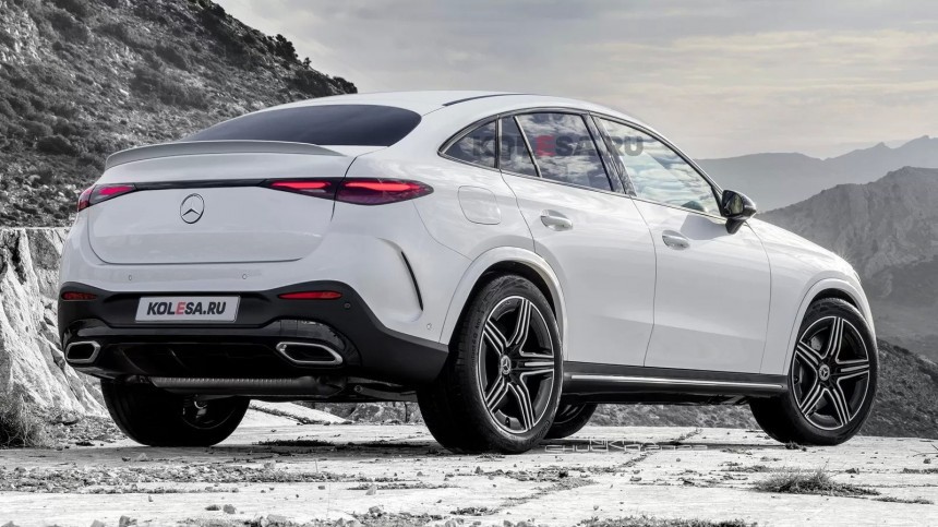 All\-new 2023 Mercedes GLC Coupe rendering