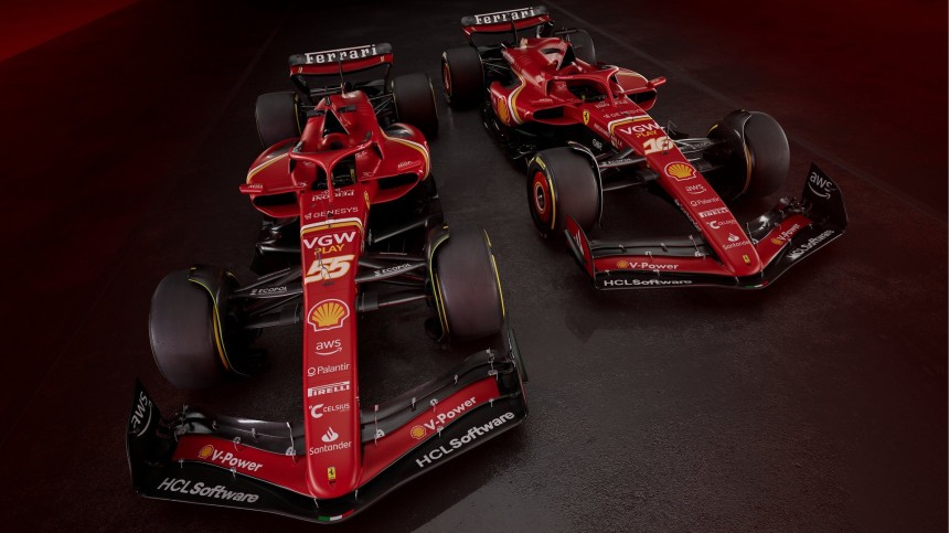 Ferrari SF\-24 Formula 1 car