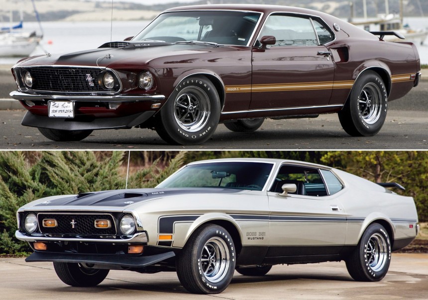 1969 Ford Mustang Mach 1 & 1971 Ford Mustang Boss 351