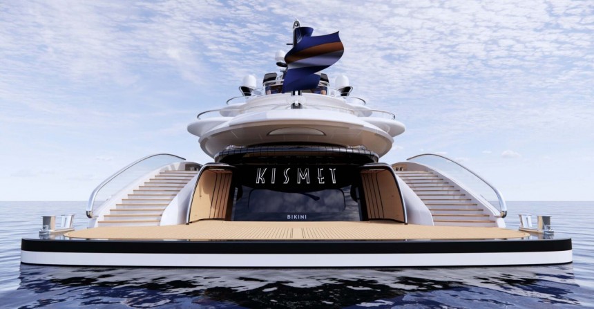 Megayacht Kismet hits the charter market right after delivery at \$3\.3 million a week