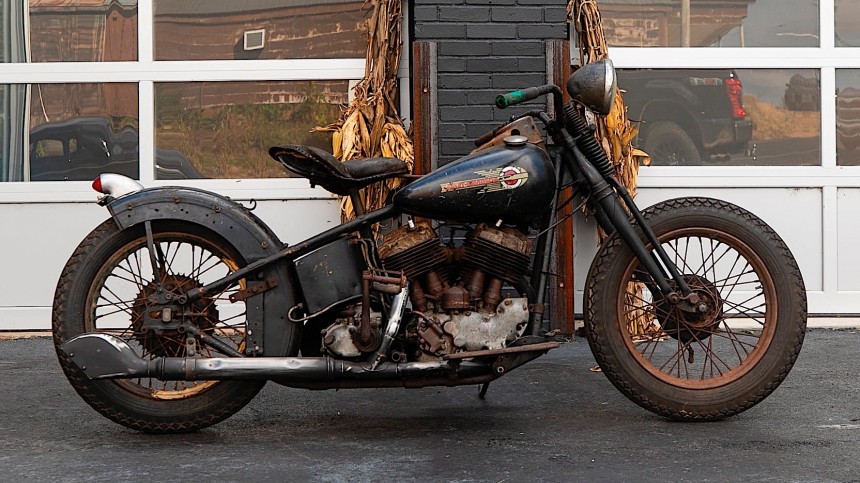 1938 Harley\-Davidson UL from Mike Wolfe's As Found Collection