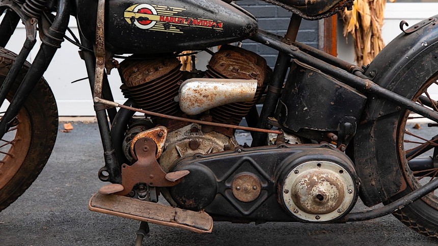 1938 Harley\-Davidson UL from Mike Wolfe's As Found Collection