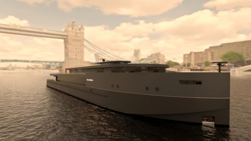 Oceandiva London luxury floating event space comes with \$28 million price tag but no CO2 emissions