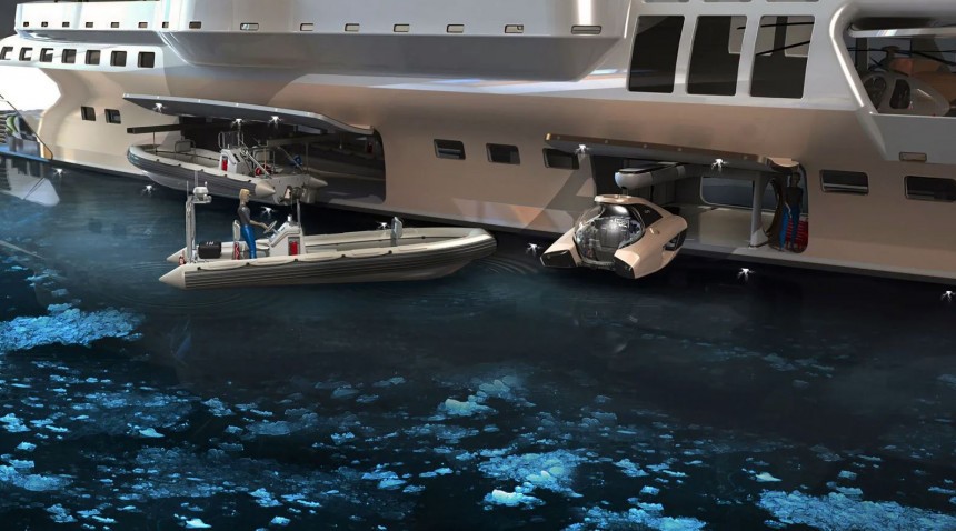 Arctic Owl concept is an eye\-catching, long\-range explorer with ultra\-luxe amenities