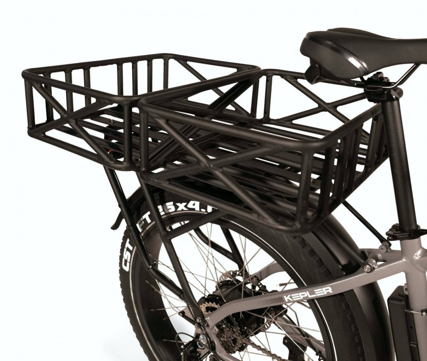 Ariel Rider Kepler E\-Bike Rear Rack with Two Cargo Baskets