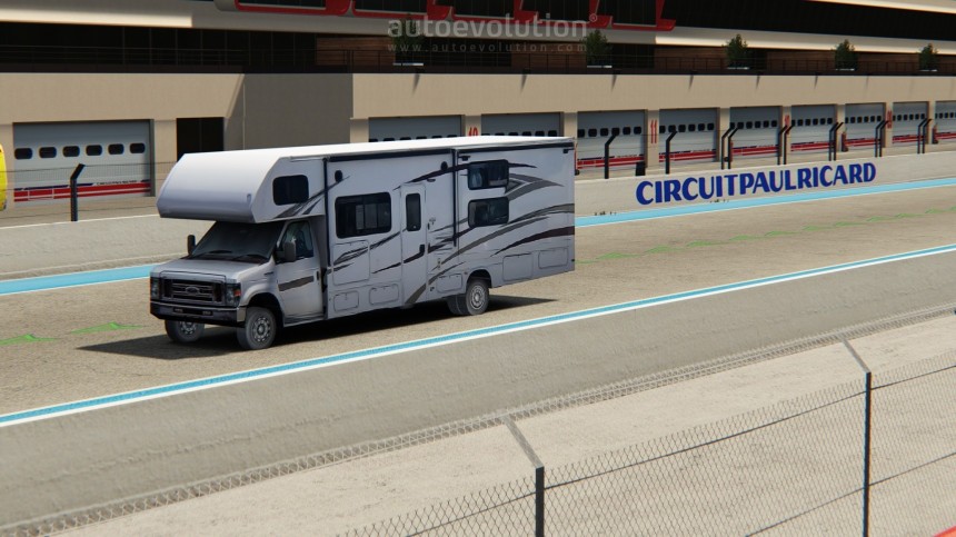 Assetto Corsa Ford Motorhome Now Has an F1 Engine Inside, It's as Fun as It Sounds