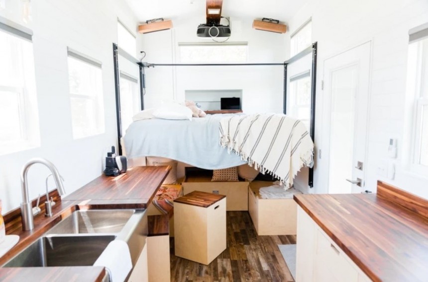 Atwood tiny home with off\-grid technology