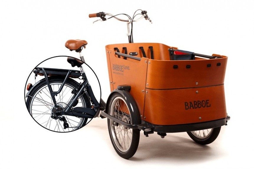 Babboe Curve\-E electric cargo bike