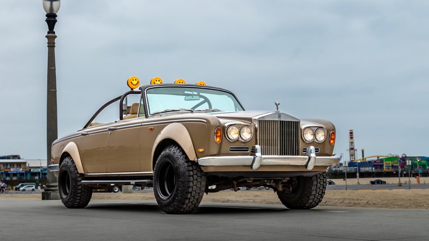 Bad Bunny's vintage Rolls\-Royce Silver Shadow was converted into off\-road beast