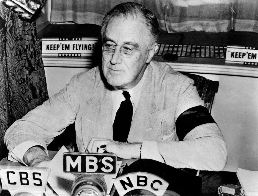 Franklin D\. Roosevelt, President of the United States in 1941