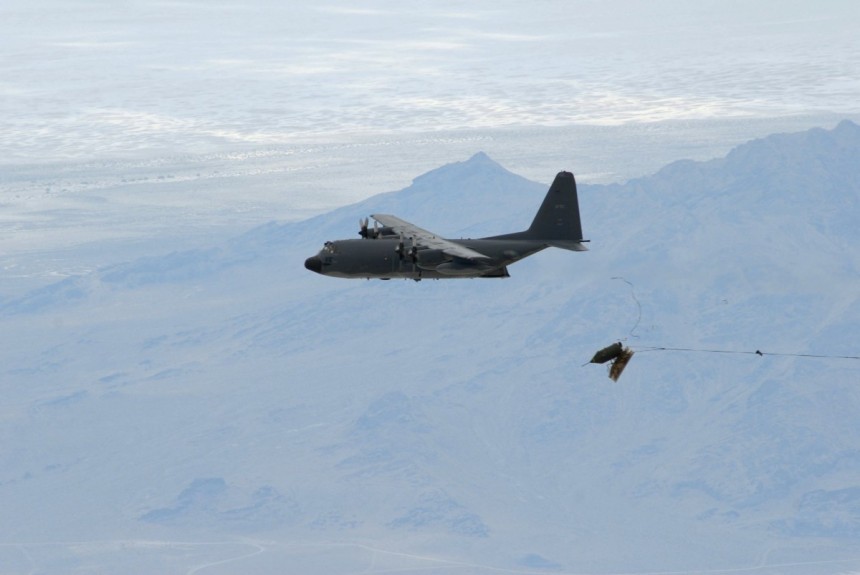 C\-130 Dropping Bombs