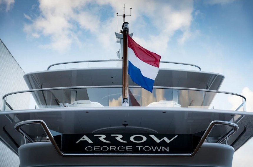 Arrow was delivered in 2020, is on the market asking \$150 million