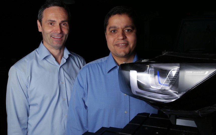 LaserLight creators, Dr\. Helmut Erdl and Dr\. Abdel Hanafi