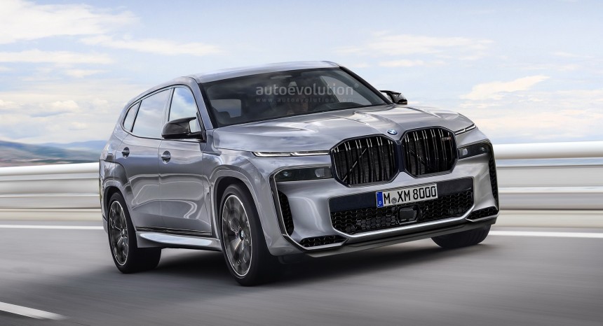 2023 BMW X8 M rendering