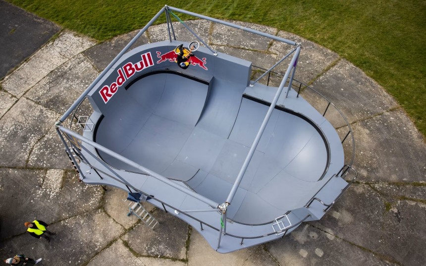 Kriss Kyle and Red Bull take BMX riding to new heights in record\-breaking stunt