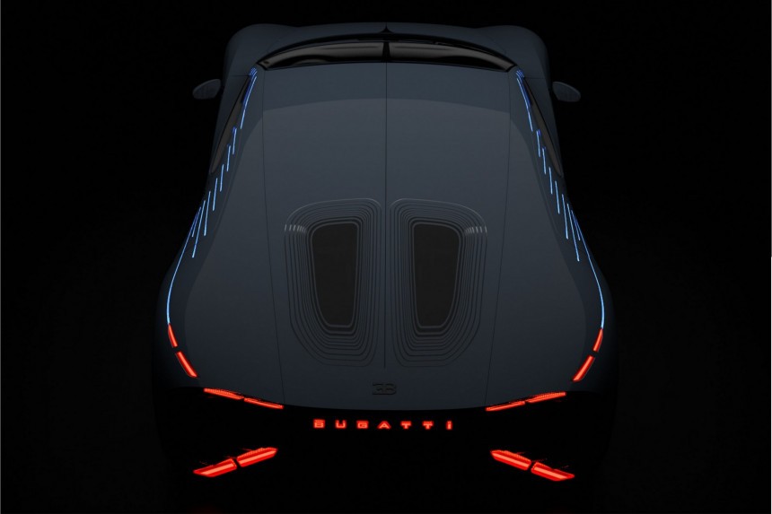 Bugatti four\-seat electric Sedan