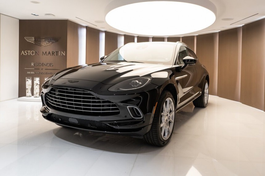 Owners of 45 units in Aston Martin tower will get either a DBX or a DB11 Riverwalk Edition