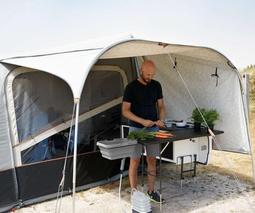 The Camp\-Let puts a family vacation home inside the most compact trailer, with countless customization options