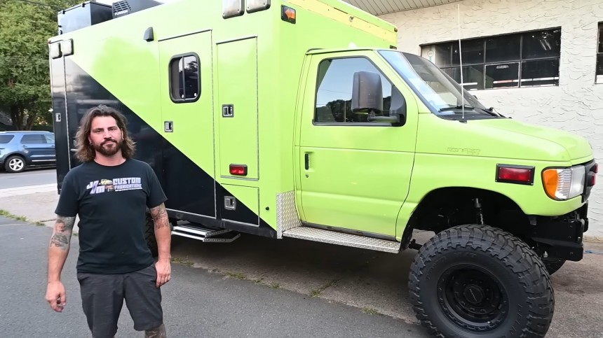 This 4x4 Ambulance Camper Conversion Is Ready To Handle Off–Road and Off\-Grid Adventures