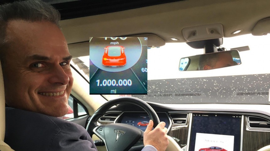 Hansjörg Eberhard von Gemmingen achieved another milestone with his Model 2\: 1 million miles\. Now he wants a Lucid Air
