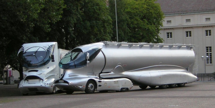The Colani streamlined supertruck made countless appearance over 2 decades