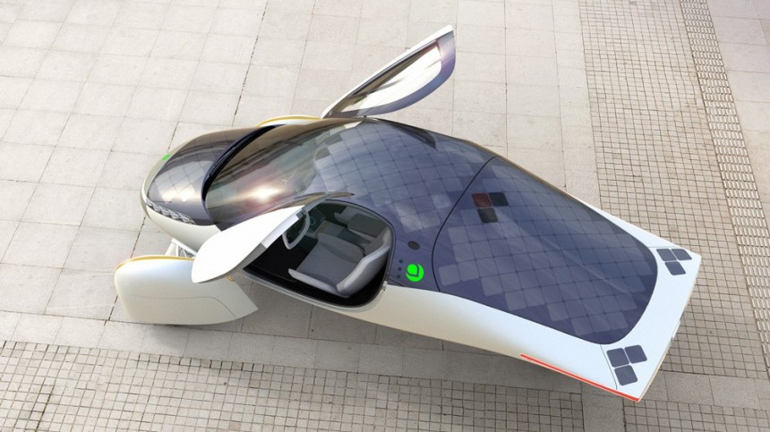 Aptera prototype promises 40 miles per day from solar energy alone