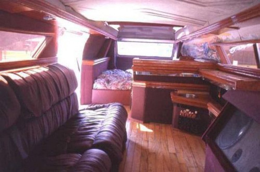 The Cosmic Cruiser, a custom van created by artist Ivan Benic in the late '70s