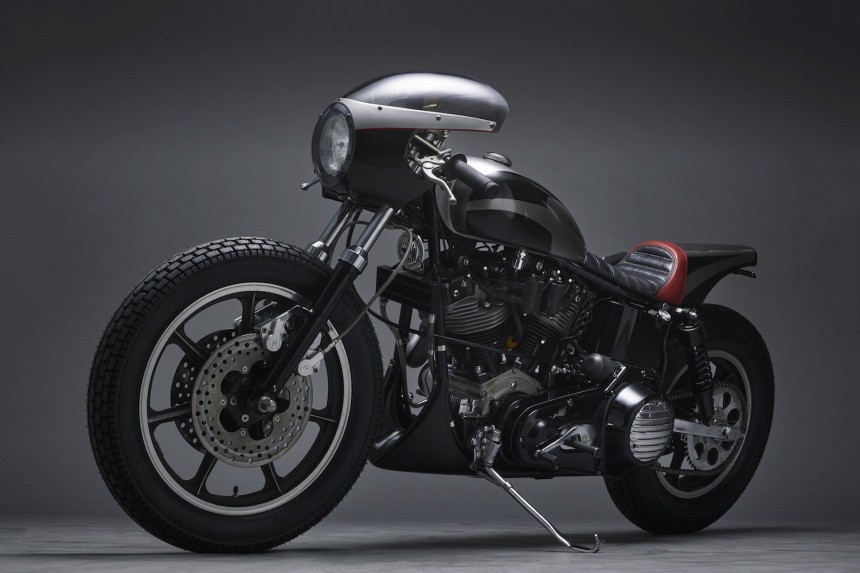 Custom Harley FX Super\-Glide Cafe Racer