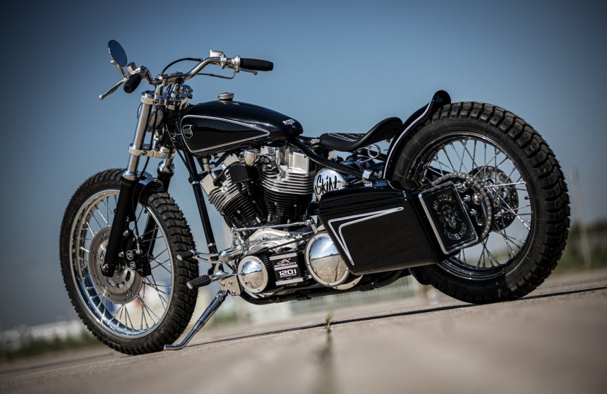 Custom S&S\-Powered Bobber by MB Cycles \(aka Skin Dr\.\)