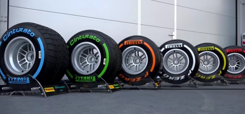 F1 Tire Compounds With Different Colors