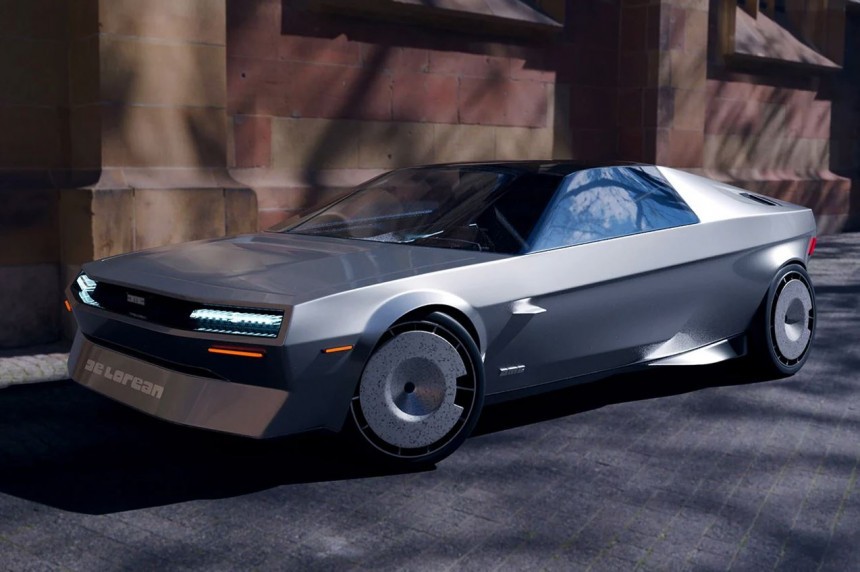 Concept DeLorean E is an all\-electric, quite bold take on the iconic DMC\-12