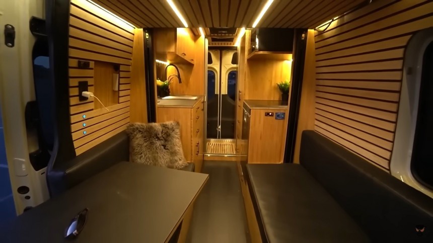Deluxe Camper Van Features "The King of Electrical Systems" and a \$6K Incinerating Toilet