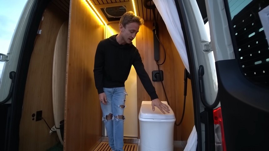 Deluxe Camper Van Features "The King of Electrical Systems" and a \$6K Incinerating Toilet