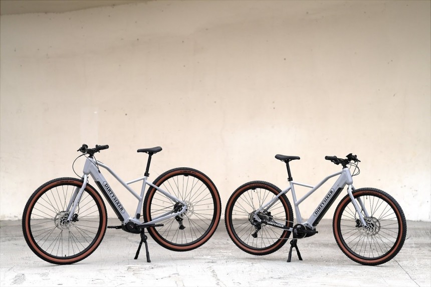 DirtySixer announces first two e\-bikes for tall riders, the e32er and the e36er