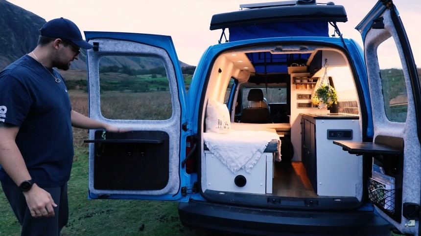 DIY Micro Camper Integrates Much\-Needed Practical Features Into a Minuscule Space
