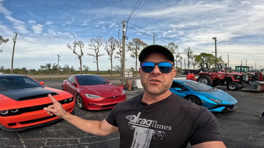 Dodge Demon 170 vs\. Tesla Model S Plaid
