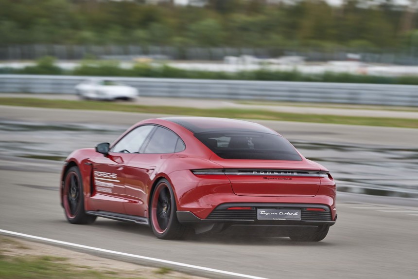 Porsche Taycan \(4S, Turbo, Turbo S\) Track Test on Hockenheimring
