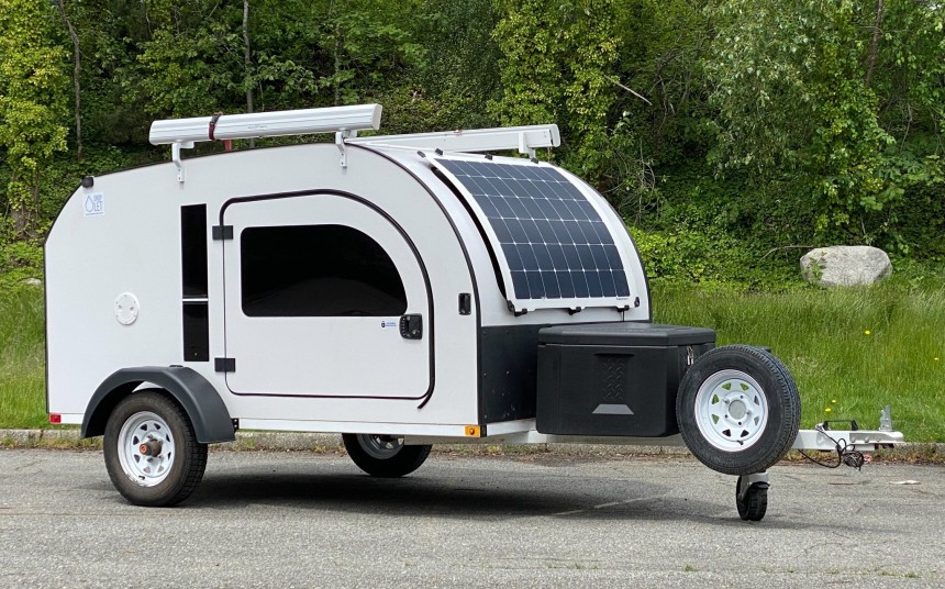 Droplet teardrop trailer is a lightweight, airy, and fully\-functional towable for whatever you might need